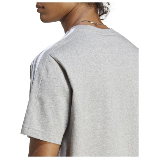 Adidas Ανδρική κοντομάνικη μπλούζα Essentials Single Jersey 3-Stripes